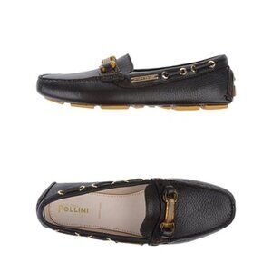 Studio Pollini Leather Loafers Moccasins